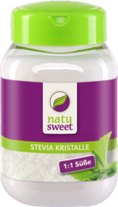 Mit Stevia backen - Stevia Kristalle 1:1 Se