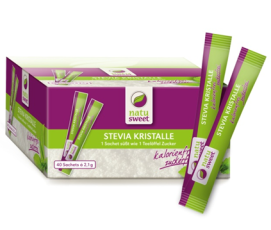 Zuckerersatz Natusweet Stevia Kristalle Sachets