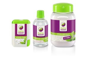 Natusweet Stevia Sortiment klein:    Natusweet Stevia Sortiment klein beinhaltet:    Natusweet Stevia Kristalle